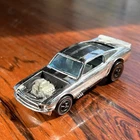 1970 Boss Hoss Silver Special Chrome Club Car Hot Wheels Redline #6 Hong Kong