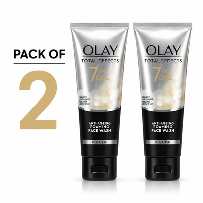 Olay Total Effects Foaming Face Wash 100g 2er Pack Daily Skin Cleanser