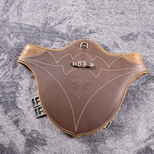 Voltaire Long Belly Guard Girth 140-56 Chestnut Leather Dressage D-Ring