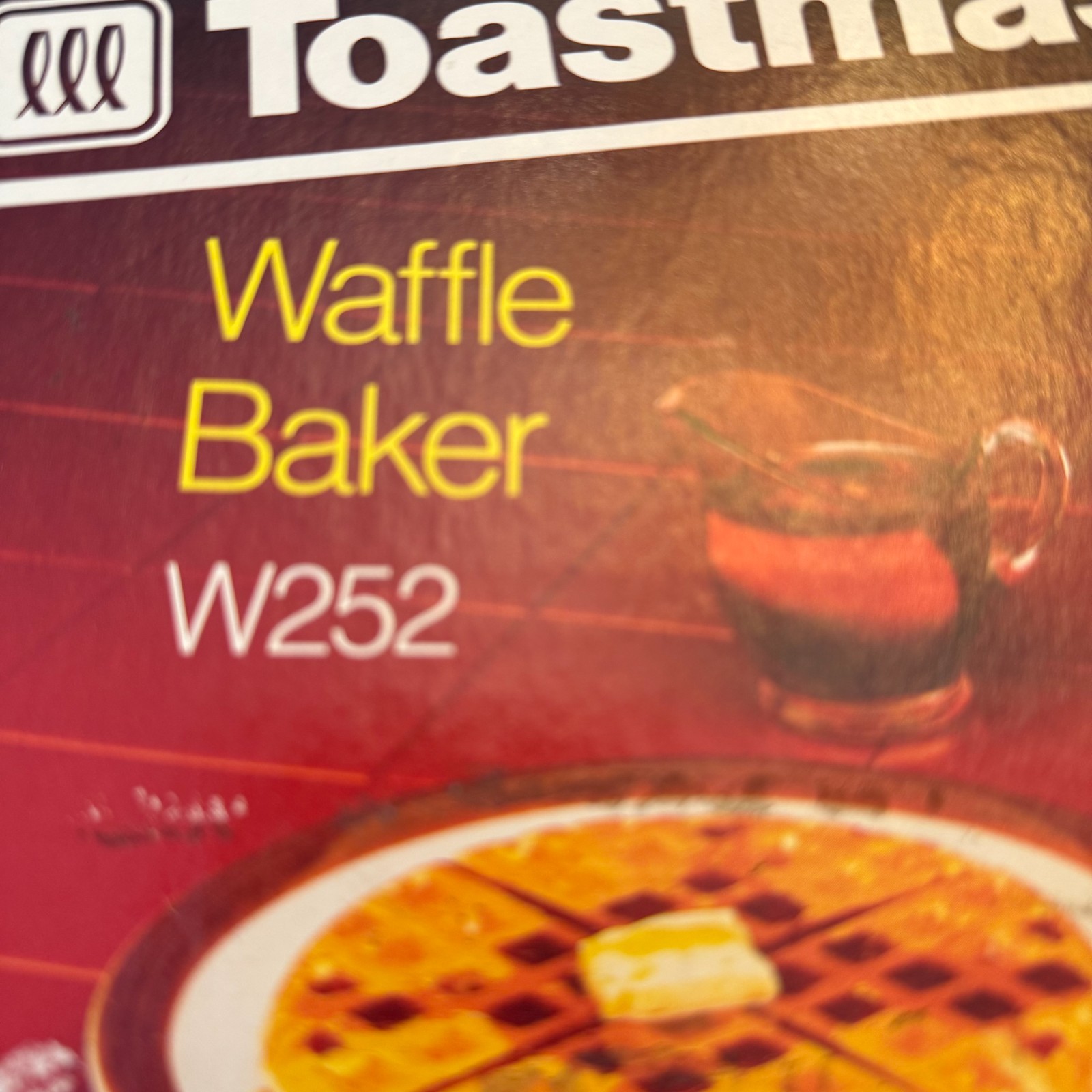 Vintage Toastmaster Waffle Iron Maker Model W252 EUC With Box Chrome - Tested