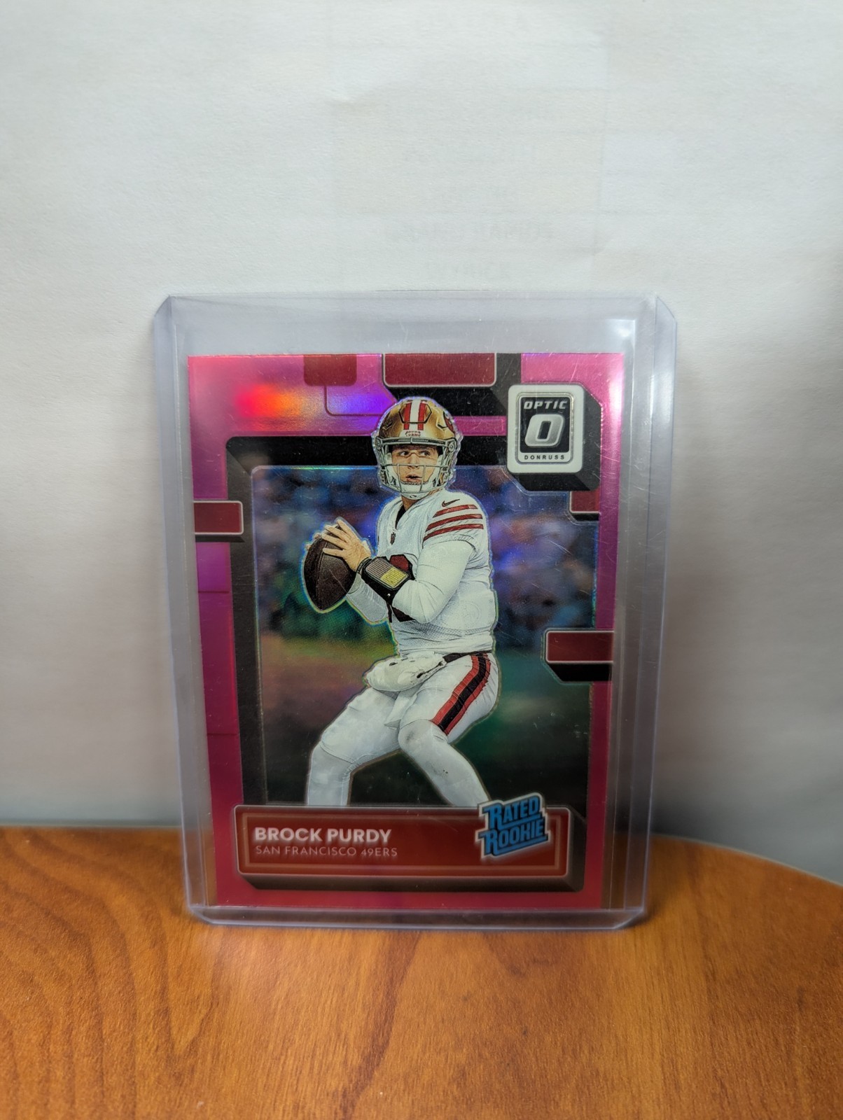 2022 Panini Donruss Optic Rated Rookie Brock Purdy #277 Pink Prizm (RC)