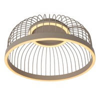 LED Deckenlampe Taupe Dimmbar Ø39 Cm CCT 2200-4000 K Deckenleuchte Esszimmer