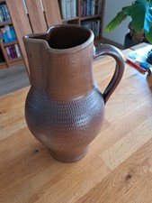 Große Vase mit Henkel Keramik Ton Blumenvase ,Alt