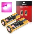Pink Purple LED T10 Interior Map Dome Trunk License Plate Light Bulbs 194 168 2X