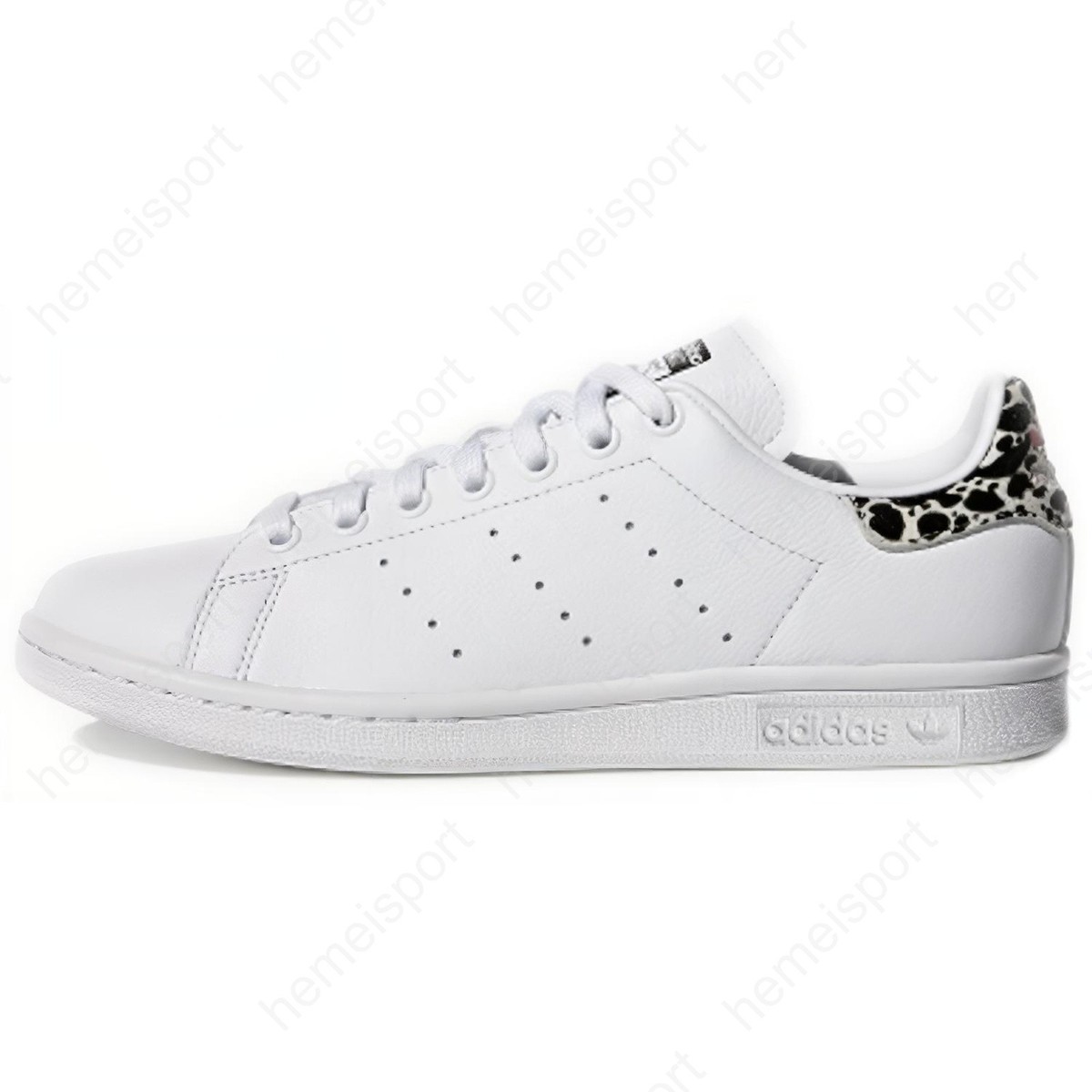 Size Adidas Stan Smith White Animal Print W for sale online