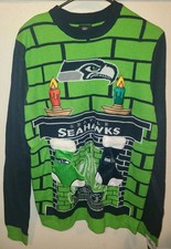SEATTLE SEAHAWKS NFL CHRISTMAS SWEATER Brand New With Tags