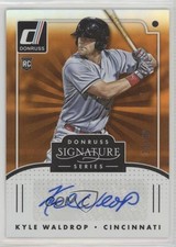 2016 Panini Donruss Signature Series Orange 33/49 Kyle Waldrop #SGS-KW Auto 0c2