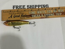 Vintage Bagley Finger Mullet HG5 Color Bass Fishing Lure USED TACKLE BOX FIND,