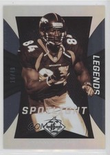 2013 Panini Limited Legends Spotlight Silver 16/49 Shannon Sharpe #146 HOF 1p5