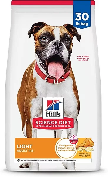 Hill's Science Diet Adult Light Weight Management with Chicken Meal & Barley Dry
