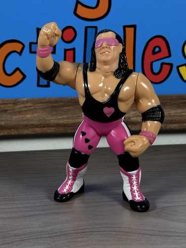 WWF Hasbro S4 Bret Hart Near Mint!! Action Works T...