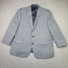 Lauren Ralph Lauren Blazer Mens 48 R Gray 2 Button Sport Coat Performance