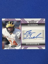 2020 Sage Hit Rookie Auto Purple Ben Bredeson #A41 Autograph AA