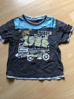 Jungs TShirt Kurz Arm Grau Gr.98 Dopodopo