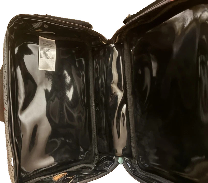 NIKE AIR JORDAN FLIGHT Jumpman Shoe Bag / Travel Case Black Red Cement Box NEW!