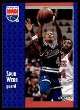 1991-92 Fleer Spud Webb Sacramento Kings #352