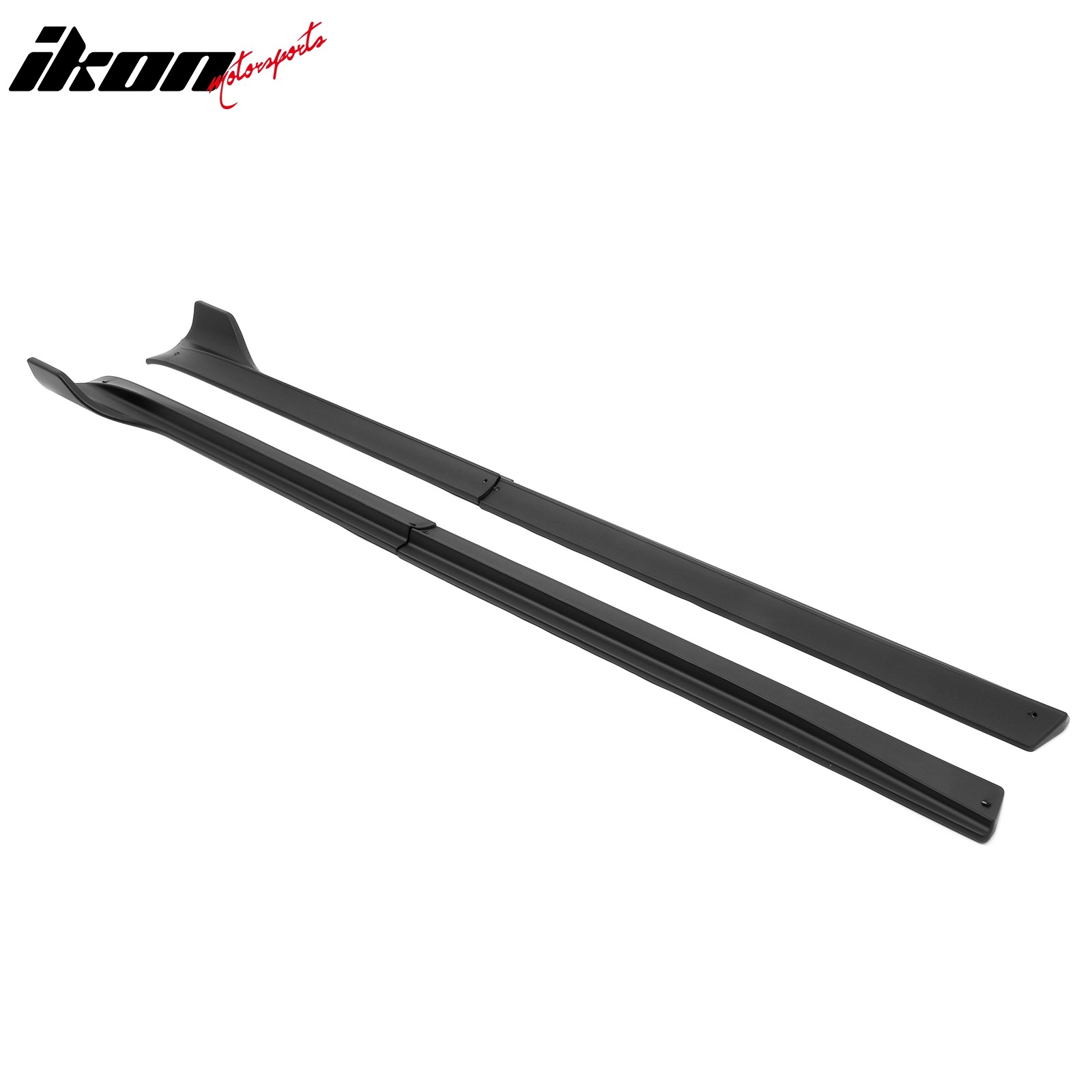Fits 20-24 Tesla Model Y IKON V3 Style Matte Black Side Skirts Extension Lip ABS