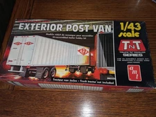 AMT-T704   EXTERIOR POST VAN  FRUEHAUF    READ !  1/43  UNBUILT