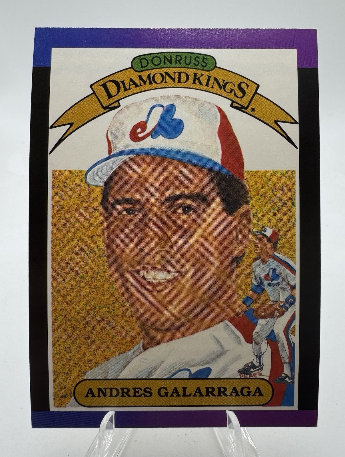 Andres Galarraga 1989 Donruss Diamond Kings #14 Montreal Expos ⚾️