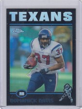 2004 Domanick Davis Topps Chrome BLACK REFRACTOR Parallel /100 - #16 Texans