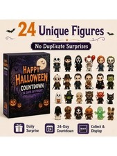 24-Day Halloween Advent Calendar 24 Unique Mini Figures Countdown Collectible