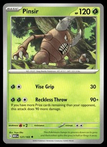 Pinsir 127/165 Scarlet & Violet 151 Uncommon
