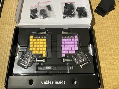 Ergodox EZ Keyboard + Handballenauflagen von ZSA, Split Mechanical Ergonomic Boxed