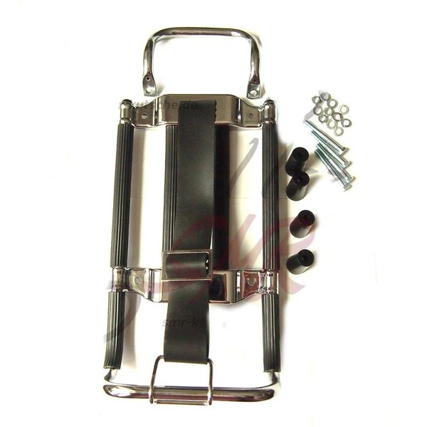 GepäCkträGer Set FüR Simson Schwalbe KR51 Komplett Spanngummi, Aufbockgriff-image