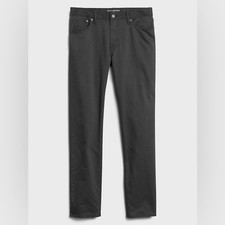 BANANA REPUBLIC SLIM FIT TRAVEL PANT GRAY WAIST 33 Inseam 30 NWT