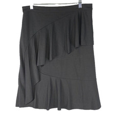 Garnett Hill Asymmetrical Layered Lagenlook Career Pencil Skirt Size Medium