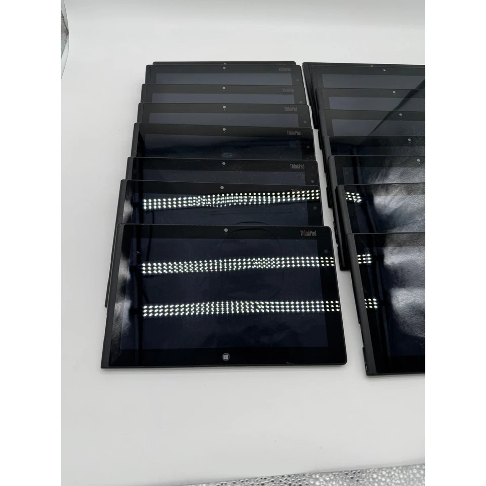Планшеты Lenovo ThinkPad 10,1 дюйма Windows — на запчасти или для ремонта — лот из 16 - Изображение 2 из 4