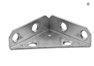 Stanley 2 inch 50mm Triangle Corner Braces 75-5550 with screws  2 pcs
