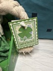 RARE Dan Dee St. Patrick's Day Leprechaun Fabric Figurine 10in VINTAGE  NIP — photo 2