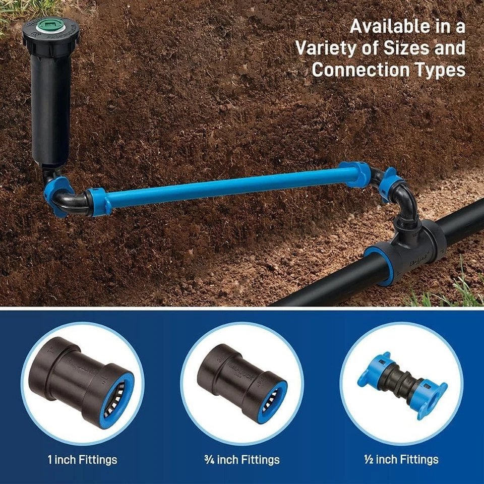 Orbit Outdoor Blu-Lock 1/2" x 3/4" Adapter Pick MPT/Swing FPT/Swing MPT 1-10 Pcs - Image 2 of 4