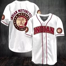 Hot Sale Indian Motorcycle Red Indian All Printed Baseball Jersey Gifts_edb_79
