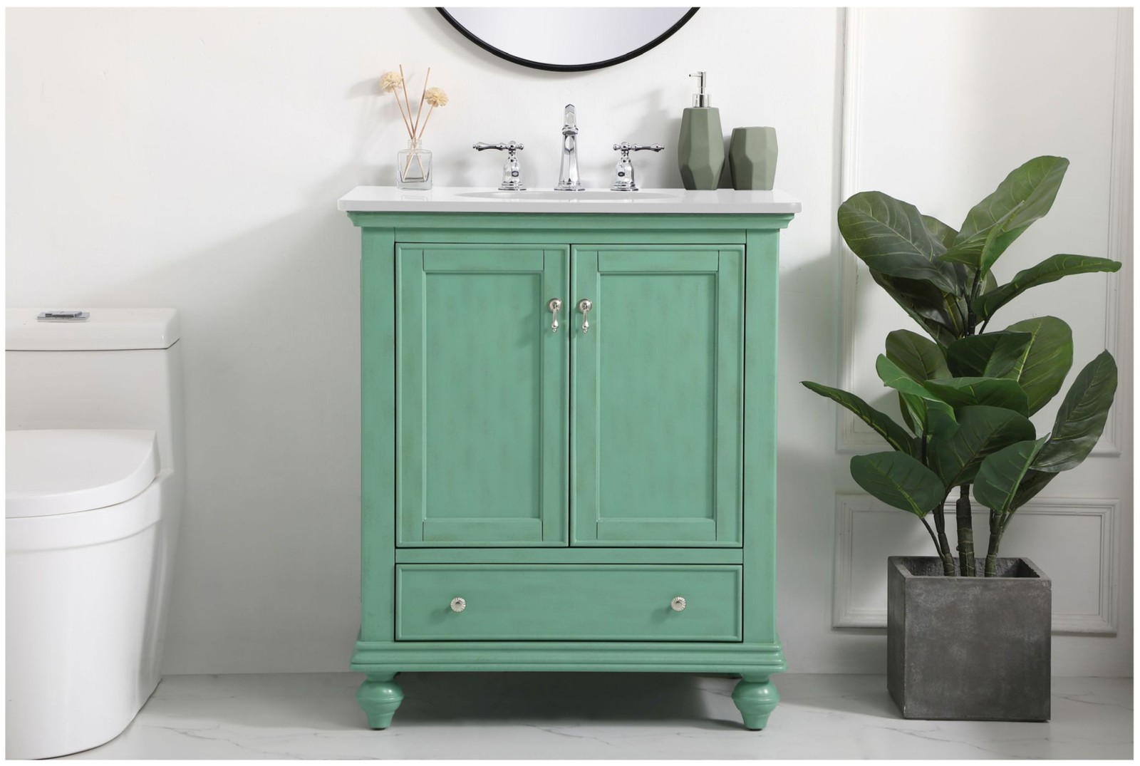 Elegant Lighting VF12330-VW Otto 30" - Off White thumbnail 12