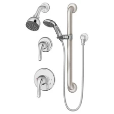 Symmons 9605-X-PLR-1.5 Origins 1-Spray Handshower & Showerhead Combo Kit,Chrome 