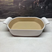 Pampered Chef Original 12 x 10.5 x 2.25 14.5c 5152 Stoneware Baking Pan Tray USA