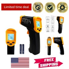 Versatile Non-Contact Infrared Temperature Gun - Perfect for Cooking & BBQ