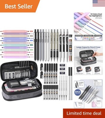 Complete 50 PCS School Supplies Set for Students - Includes 6 Mechanical Pencils