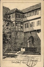 Künstler Ak Ubbelohde, Otto, Schlosshof 1920 - 5014821