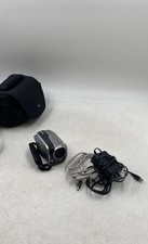 JVC GZ-MG130U Silver Black 34x Optical Zoom Handheld Camcorder In Case