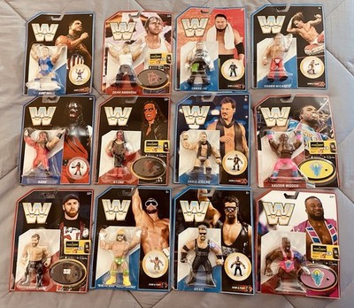 WWE Retro Mattel Lot of 12 Sealed Figures Macho Man, Diesel, Sting, Kane, Big E