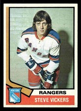 1974-75 Topps Steve Vickers #29 - New York Rangers