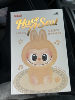 Authentic Pop Mart Labubu The Monsters Have A Seat Vinyl Plush SEALED Blind Box