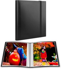 Photo Album 8x10, Holds 68 Photos, Art Portfolio Binder for 8 x 10 Pictures,
