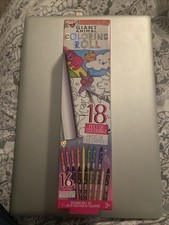 Fashion Angel Giant Animal Coloring Roll Set 18 Feet of Coloring with 16 Crayons