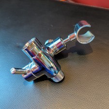 G-Promise Solid Metal Shower Arm Diverter for Hand Held Showerhead with Holder