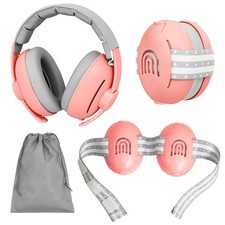 2-in-1 Adjustable Baby Noise Cancelling Headphones - Ear Muffs for 1-3 for ...