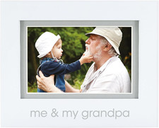 Me and My Grandpa Picture Frame, Baby Keepsake Photo, Gender-Neutral Nursery D c